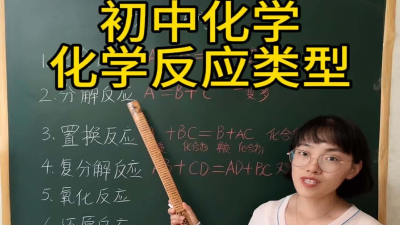 初三化学：化学反应类型