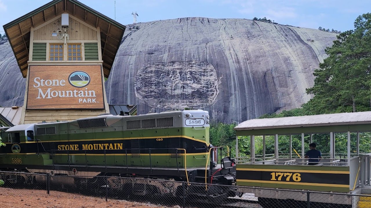 Stone Mountain Scenic Railway Train Ride - Atlanta Georgia