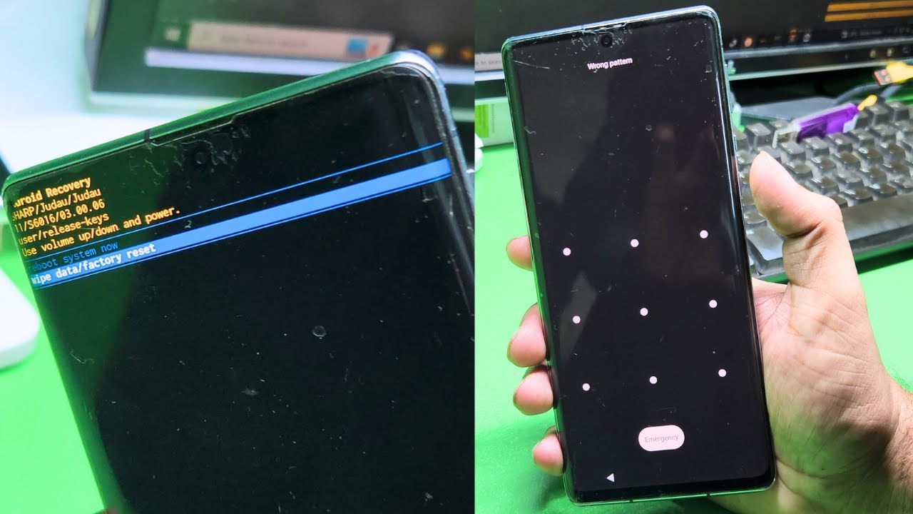 Aquos R6 SH-51B Hard Reset | Pattern Lock / Pin Lock Remove ||  aquos sh 51b hard reset