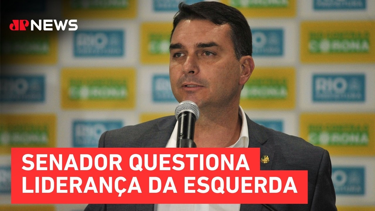“Minha eleição acabará com a polarização no país”, afirma Flávio Bolsonaro | TEMPO REAL