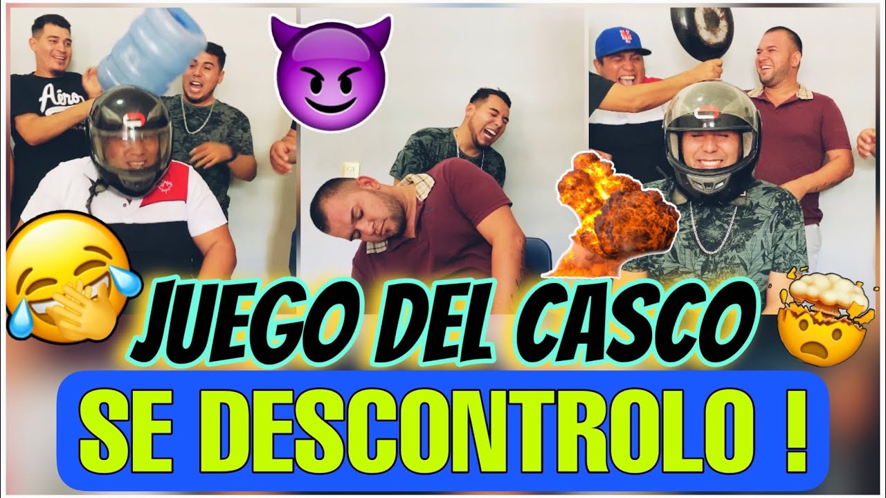 ADIVINA QUIEN TE PEGO‼️/ CASCO CHALLENGE🔥😂, se salió de control😵‍💫