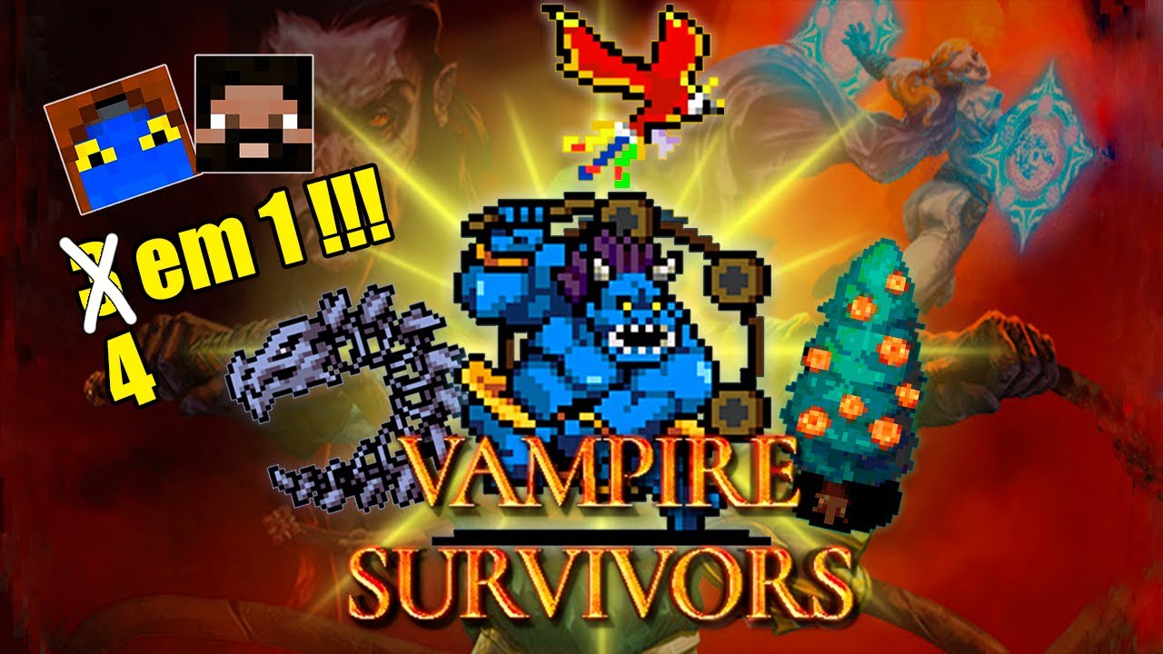 Vampire Survivors - Como liberar 4 PERSONAGENS SECRETOS: SCOREJ-ONI, GAINS, COSMO E PEPPINO