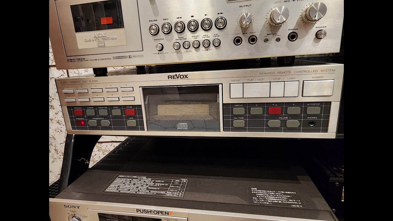 Revox b225 Philips CD200 носители и источники звука часть 1