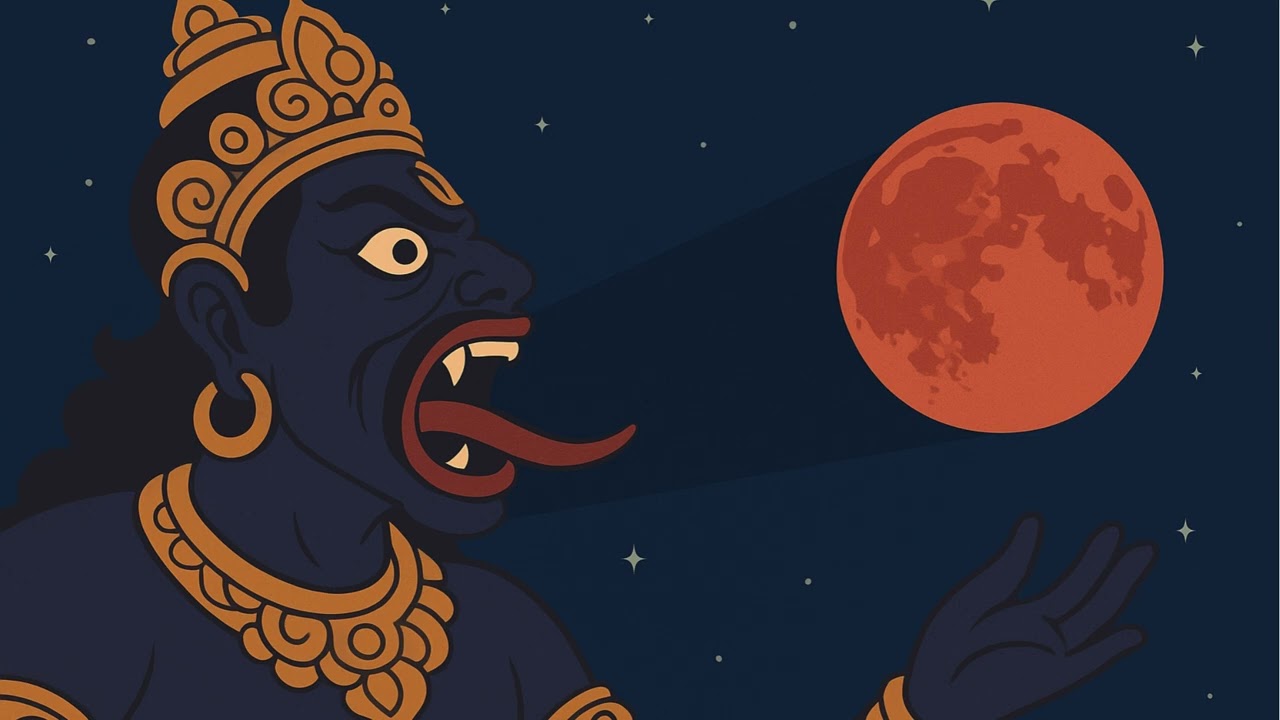 🌕 Lunar Eclipse 2025 | Meaning, Date, and Significance in Hindu Mythology ✨