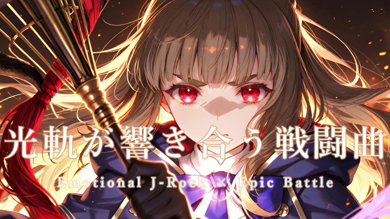 【Playlist】光軌が響き合う戦闘曲｜Emotional J-Rock × Orchestral × Anime  Battle × 疾走感 × 躍動感【作業用BGM】