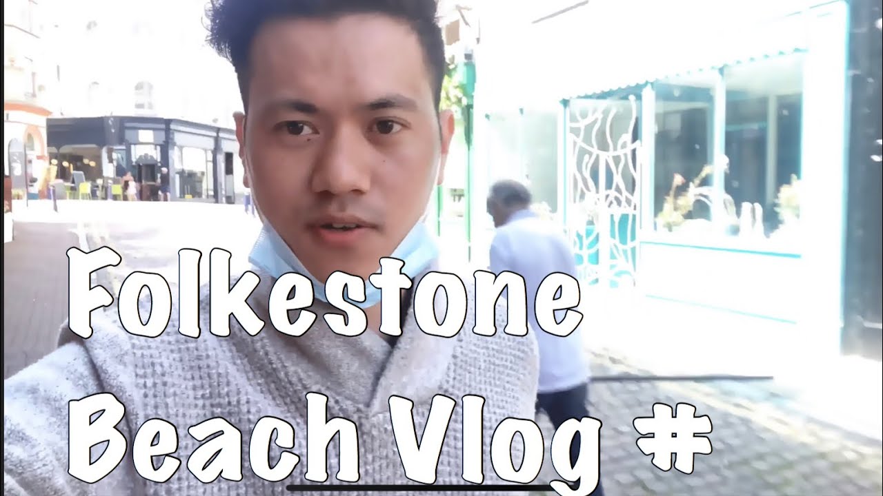 Goes To The Folkestone Beach Vlog # Ashish Rai