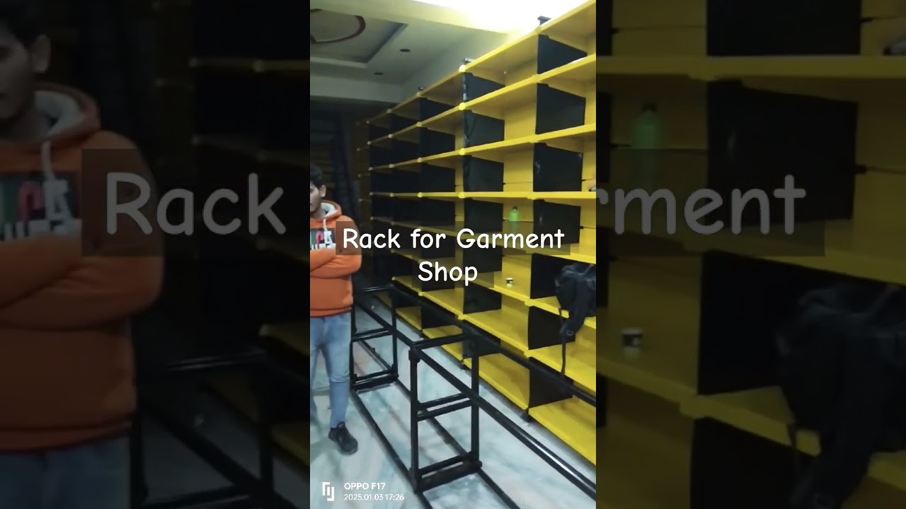 Rack for Garment Shop.  #garments #shop #displayrack #lucknow