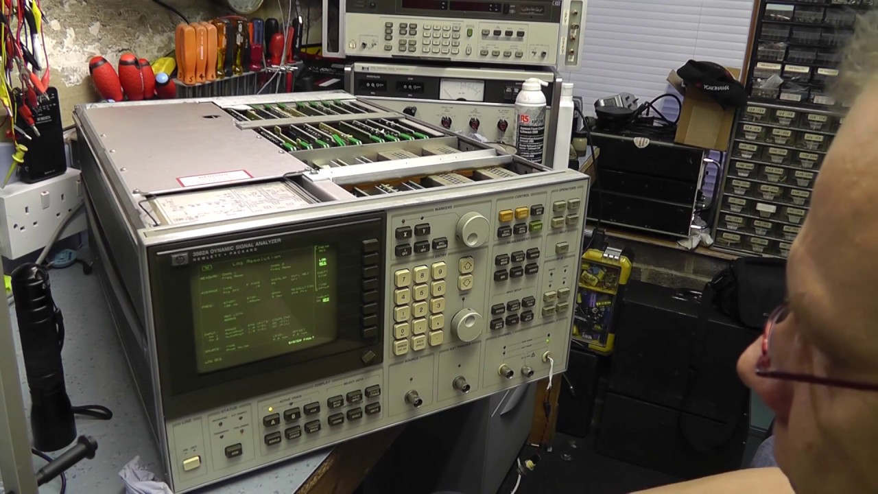 Hp 3562a Dynamic signal analyser Pt1. First look.