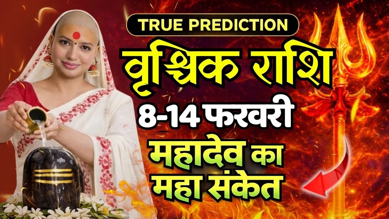वृश्चिक 8-14 फरवरी राशिफल 2026 | फरवरी राशिफल | वृश्चिक राशिफल | Vrishchik rashifal | February