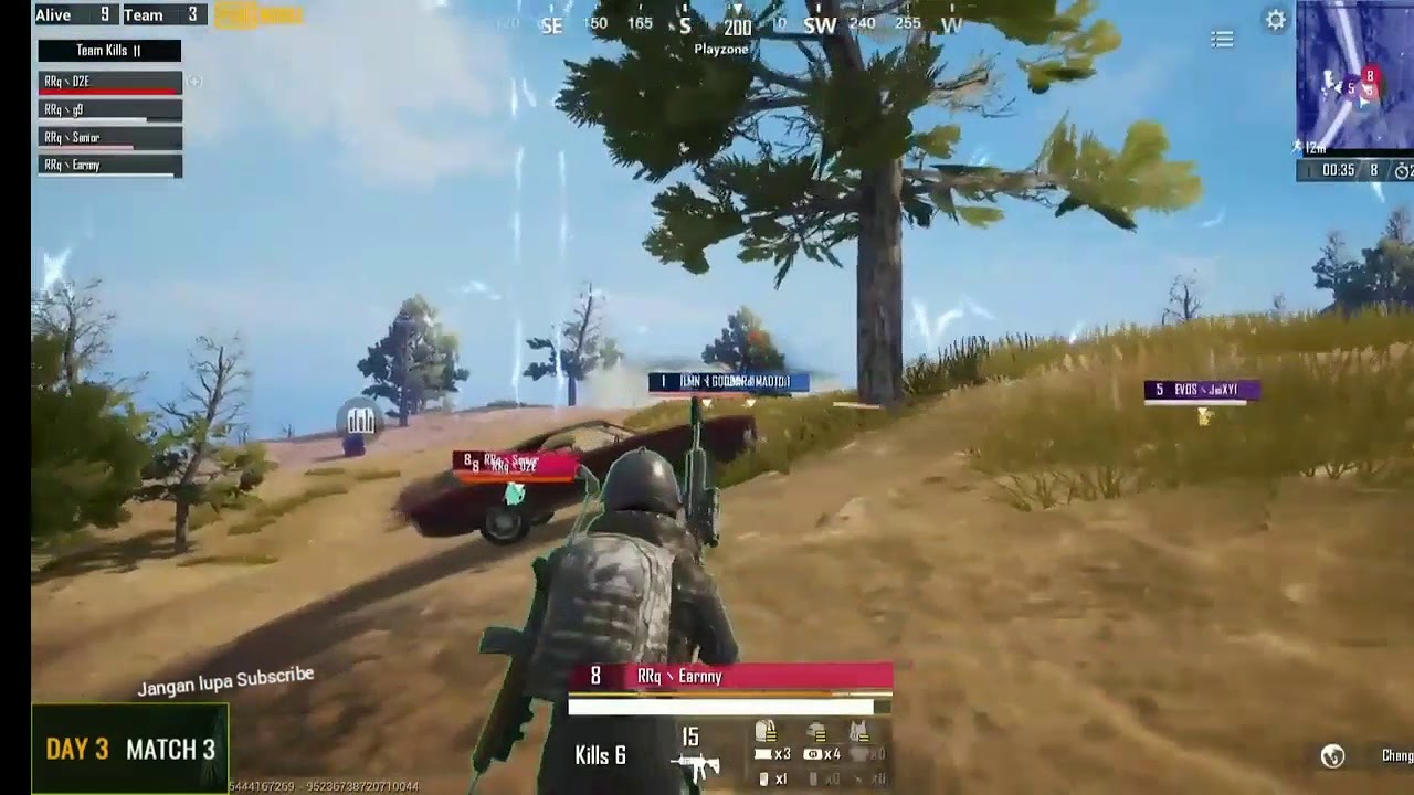 PUBG PMCO Jancookkk rame Match  3 Day 3 RRQ(Thai) vs Evos (Indo) Vs ILMN Last Man standing broooo