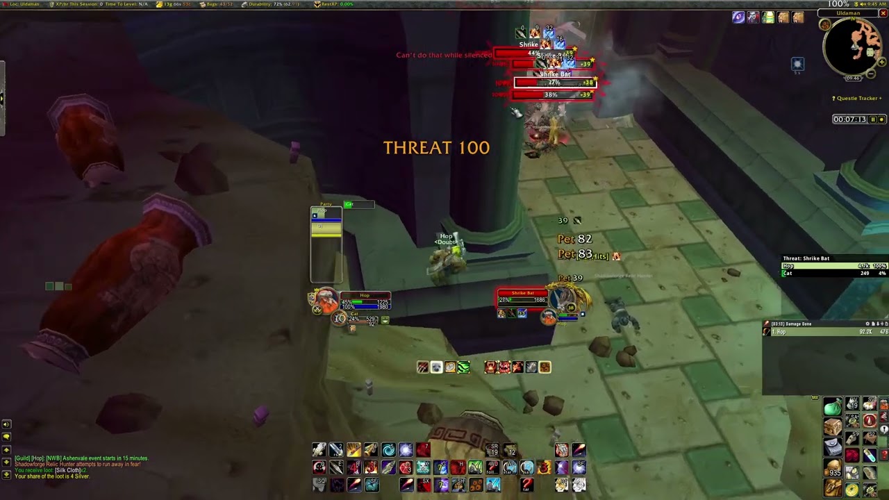 Hunter Boosting 30-40 in Uldaman Classic Wow Sod