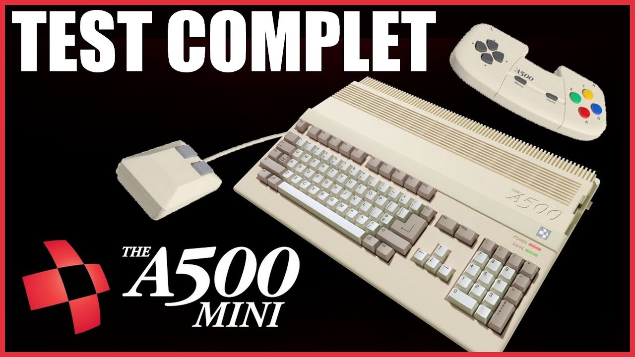TEST COMPLET DE L' A500 MINI / AMIGA 500 MINI / RETRO GAMES - FR