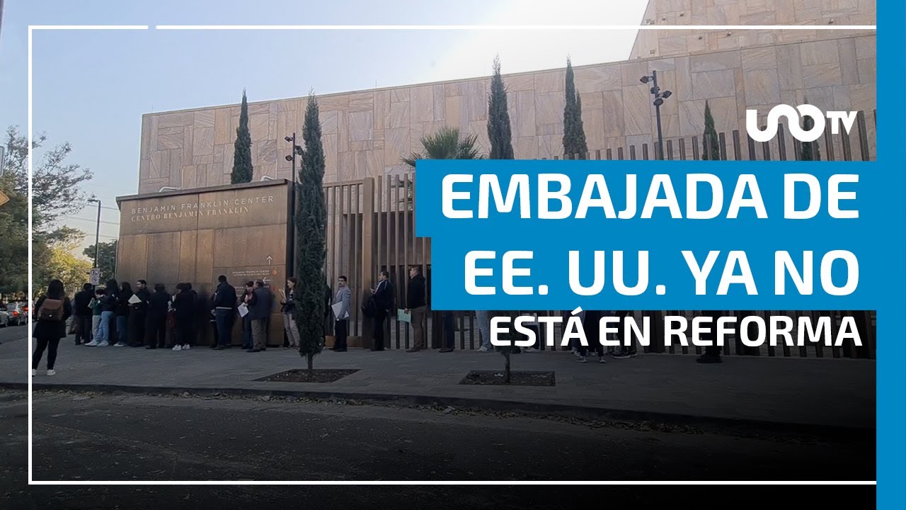 Abre nueva sede de Embajada de Estados Unidos en M&eacute;xico al poniente de CDMX