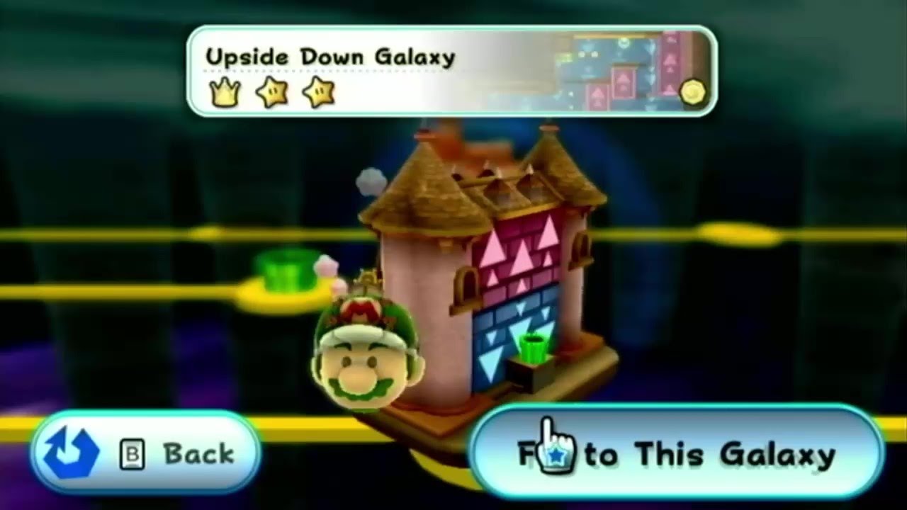 Upside Down Galaxy [SMG2: Cosmos Collapse]