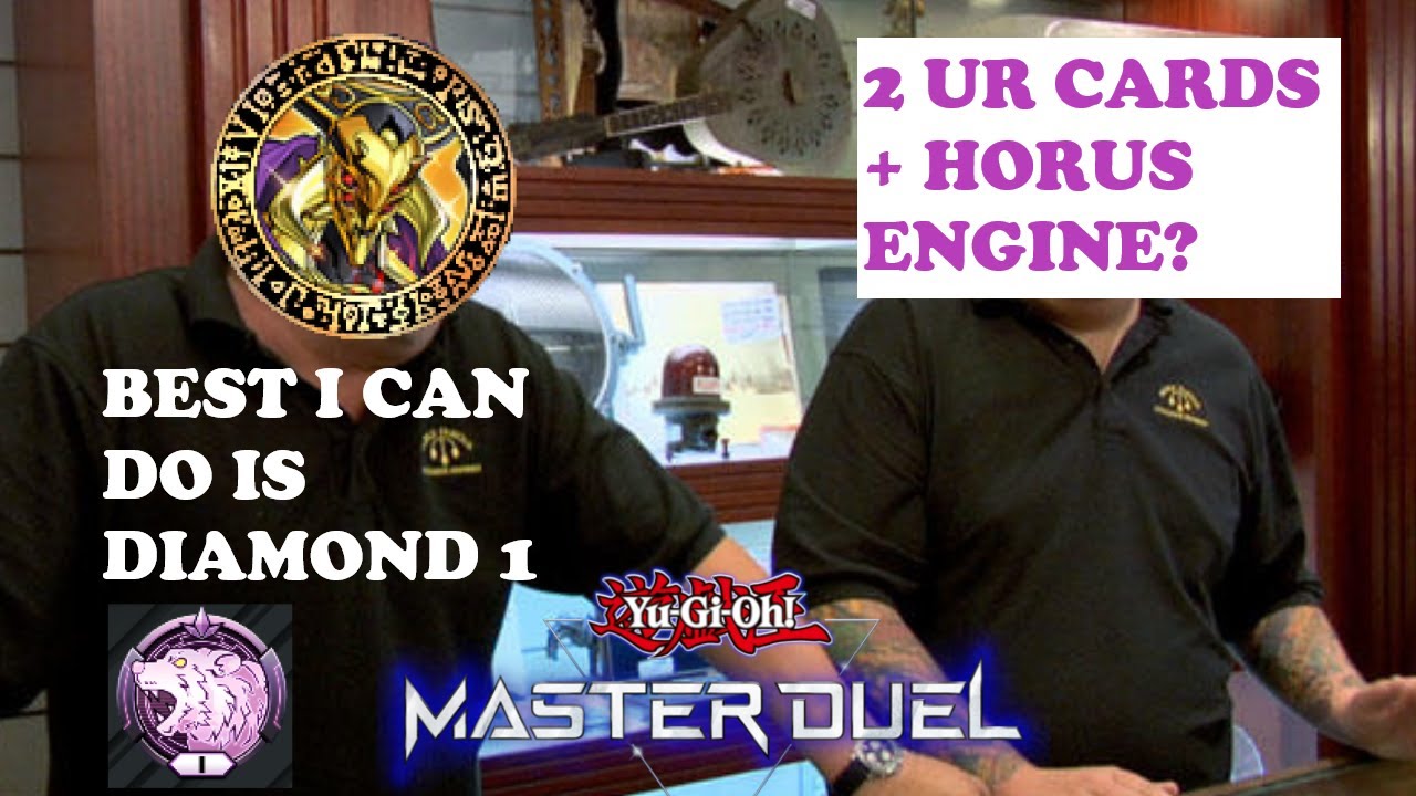Eldlich Goes Broke, Makes Diamond 1 with 2 UR cards plus Horus Engine!