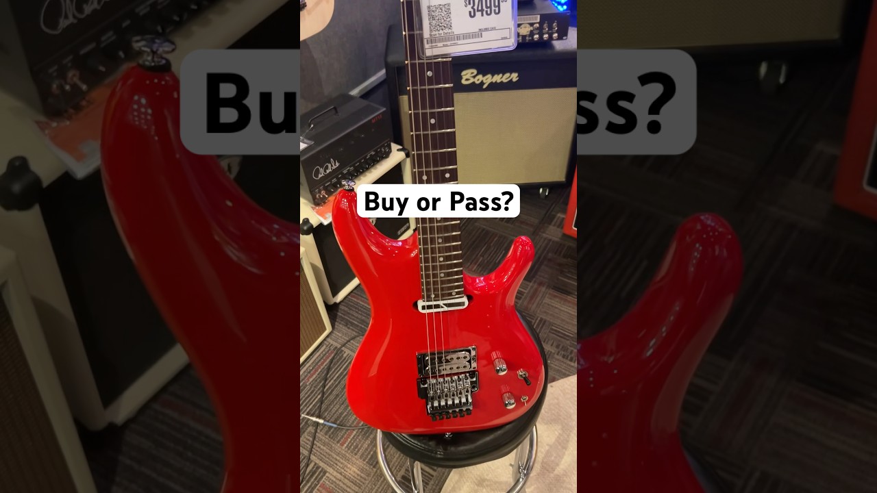 Buy or Pass? Joe Satriani Signature $3,500 #joesatriani #ibanez #guitar #fyp #chrome #sustaniac