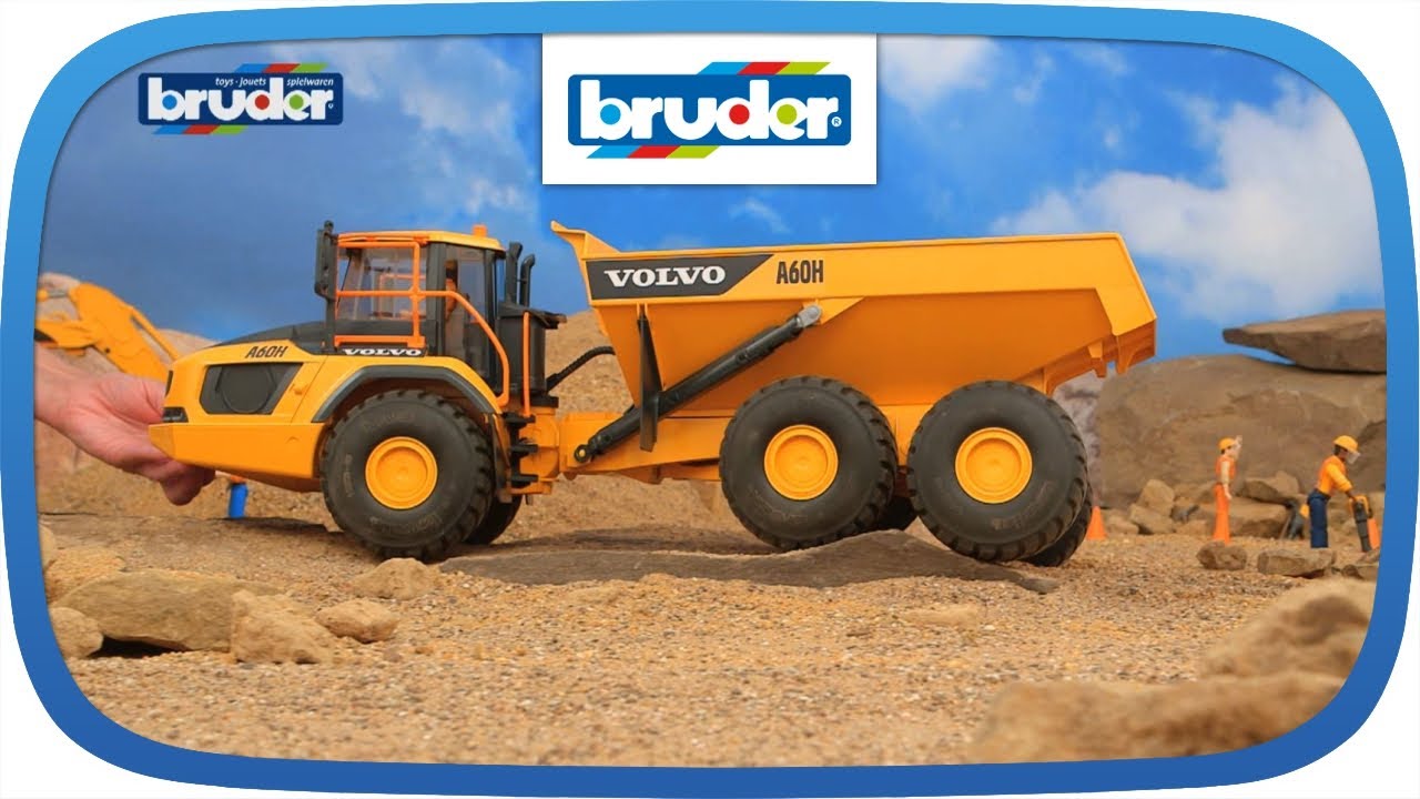 VOLVO A60H Dumper -- 02455 -- BRUDER Spielwaren