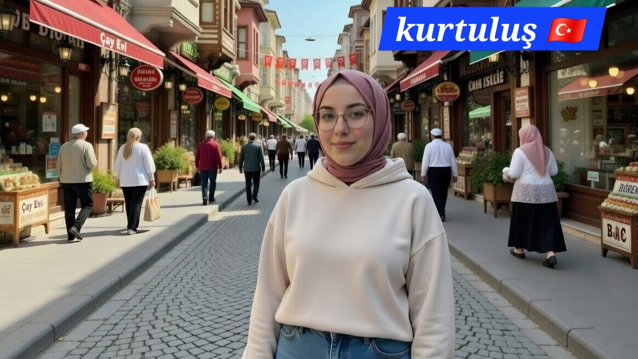 kurtuluş street walk - istanbul turkey