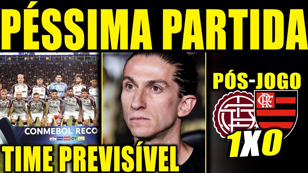 PÓS-JOGO LANÚS 1X0 FLAMENGO AO VIVO! 1º JOGO DA FINAL DA RECOPA! ANÁLISE TÁTICA, NOTÍCIAS E DEBATE!