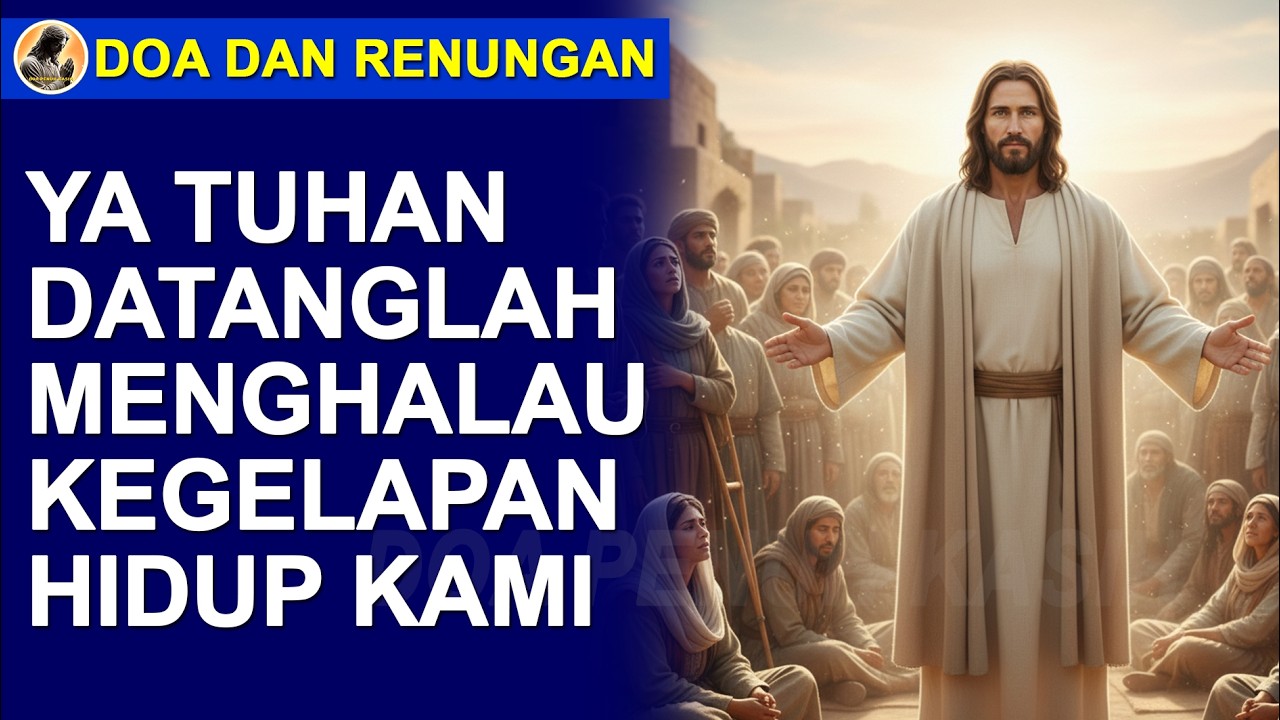 Ya Tuhan Datanglah Menghalau Kegelapan Hidup Kami. Doa Dan Renungan Hari Ini.