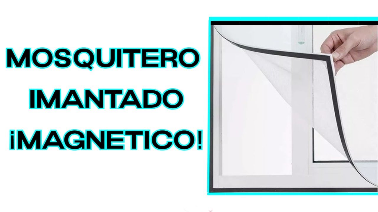 🕵️‍♂️COMO HACER MOSQUITERO IMANTADO ¡MAGNETICO!👷‍♂️