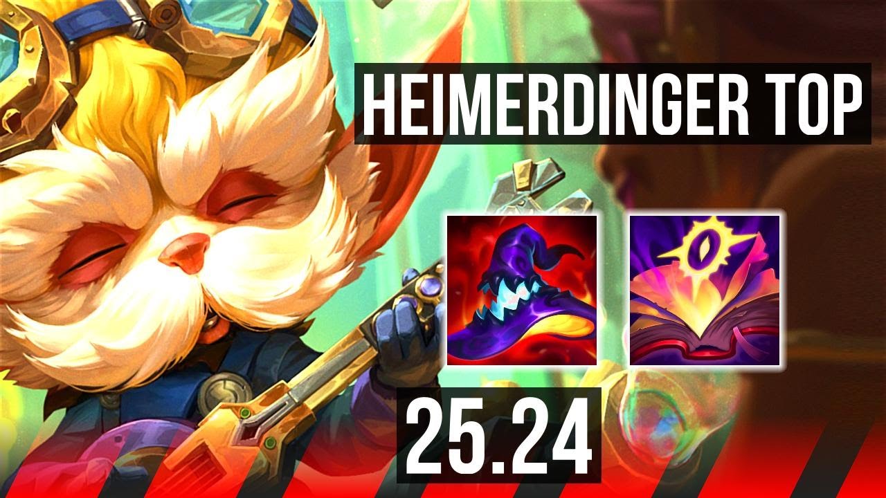 HEIMERDINGER vs K'SANTE (TOP) | First Strike, Good KDA: 10/1/0 | KR Master | 25.24