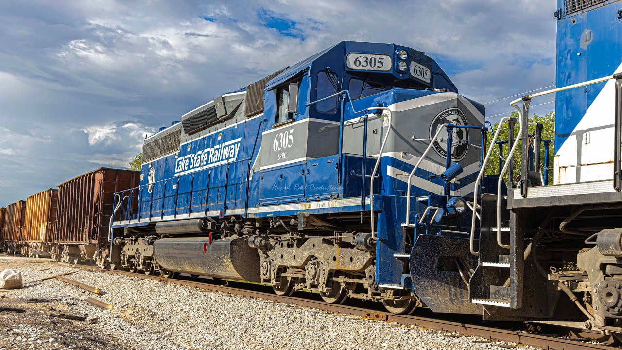 LSRC 6305's First Run on Train 326S, Alpena to Oscoda Michigan on June 18th, 2024
