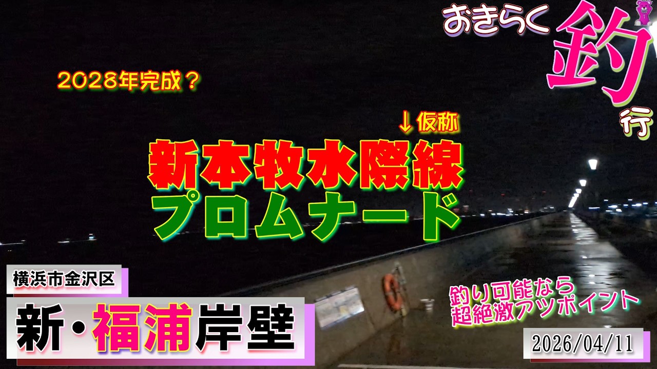 【#横浜・#福浦岸壁】#おきらく釣行【2026/04/11】