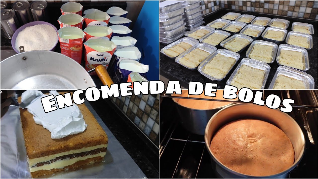 BOLO NA MARMITA+ VLOG PRODUÇÃO DE ENCOMENDA/ RECHEIO+ MASSA.