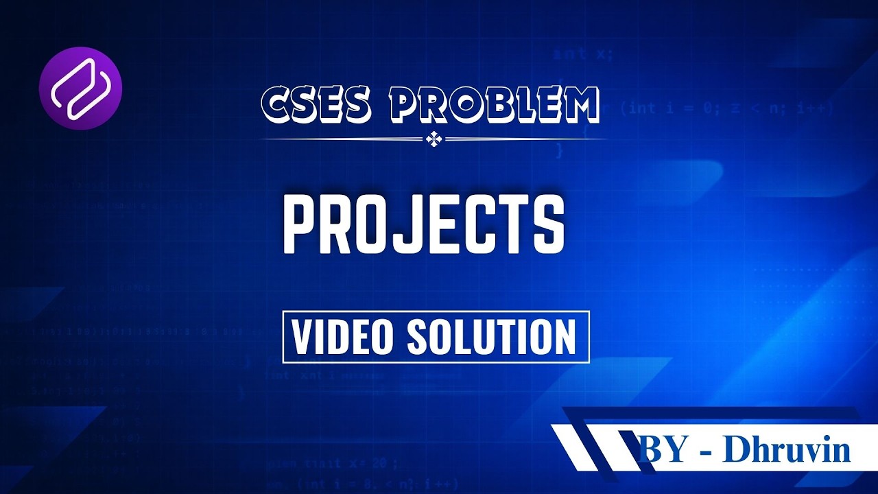 DP-19 Projects | Problem Solving | Competitive Programming | DSA | CSES