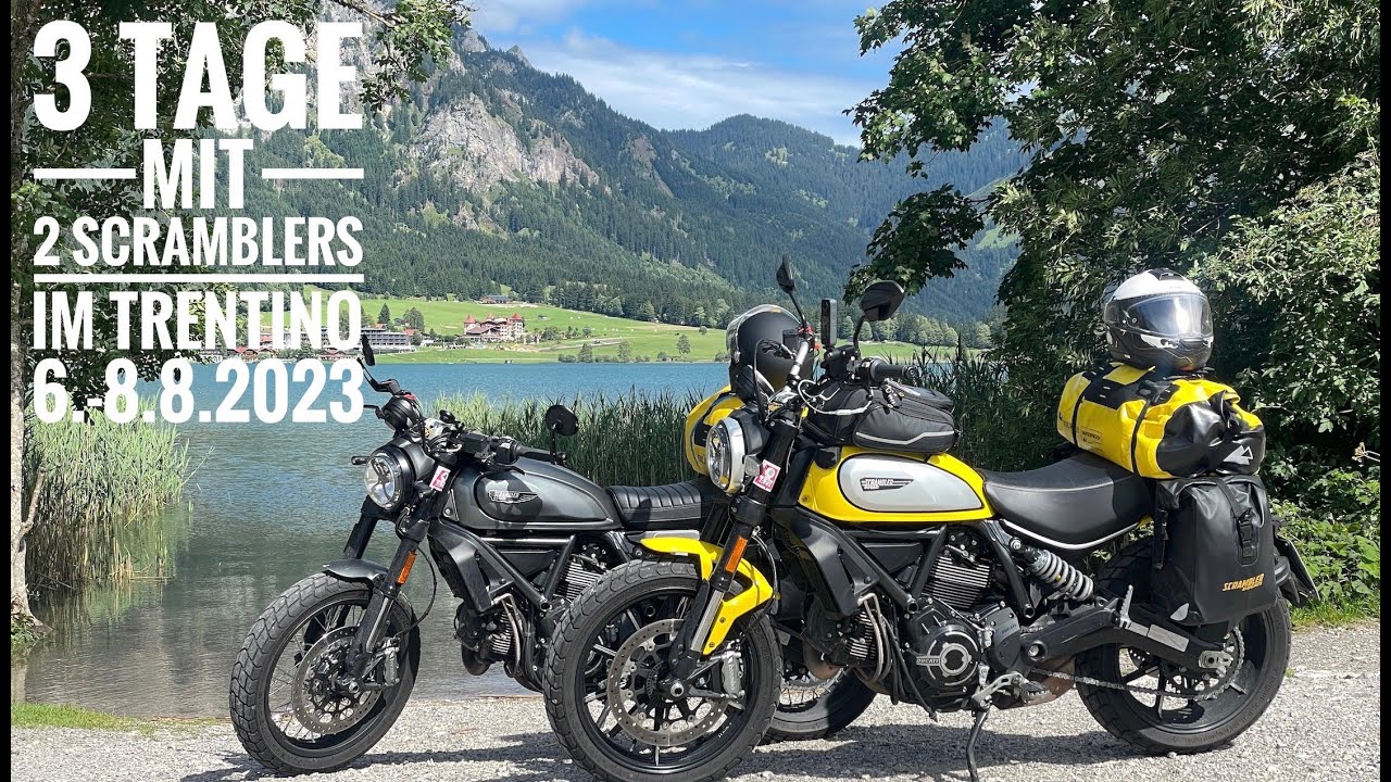 3 Tage Trentino mit 2 Scramblers 6.- 8.8.2023   HD 1080p