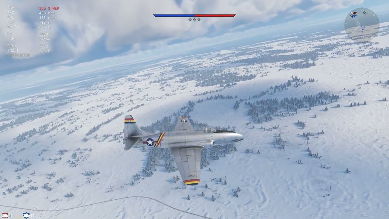 F-80A-5  7 and 0  Ladoga  (War Thunder Air AB)