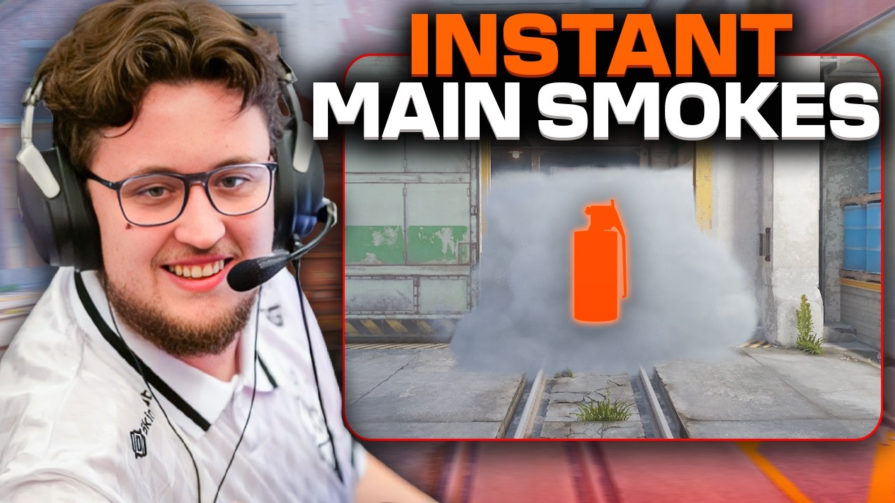 Train Instant Main Smokes, которые профессионалы используют в CS2
