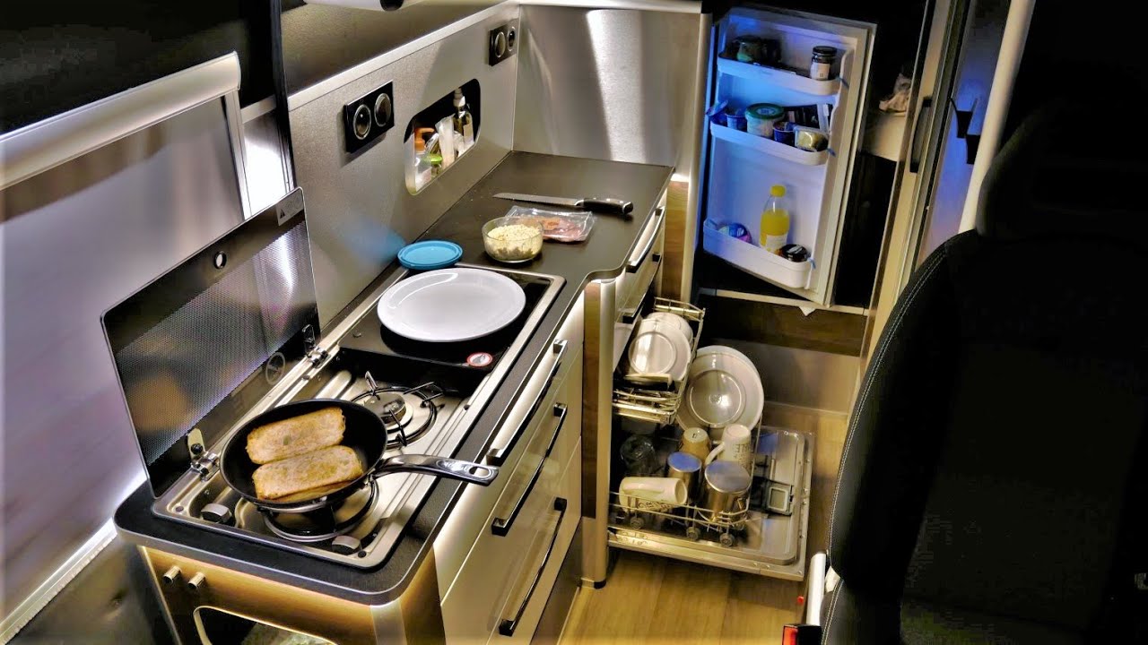 Campervan Fiat Ducato l4h2, zmywarka, dishwasher, microwave kamper
