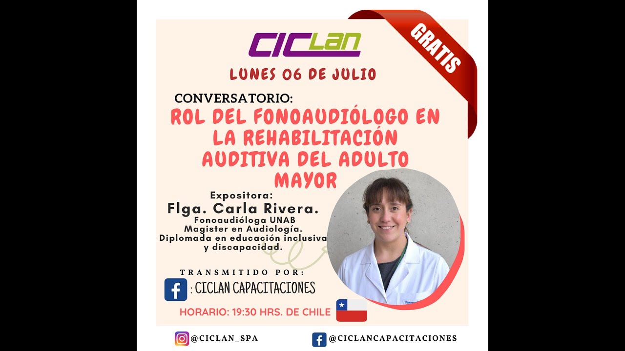Rol del fonoaudiólogo en la rehabilitación auditiva del adulto mayor   Facebook