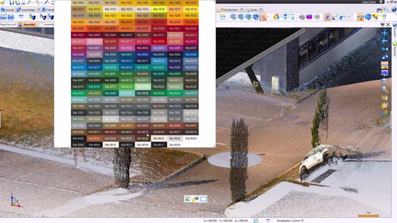 Utilisation des Peintures RAL® - TopSolid 7.19 SP4