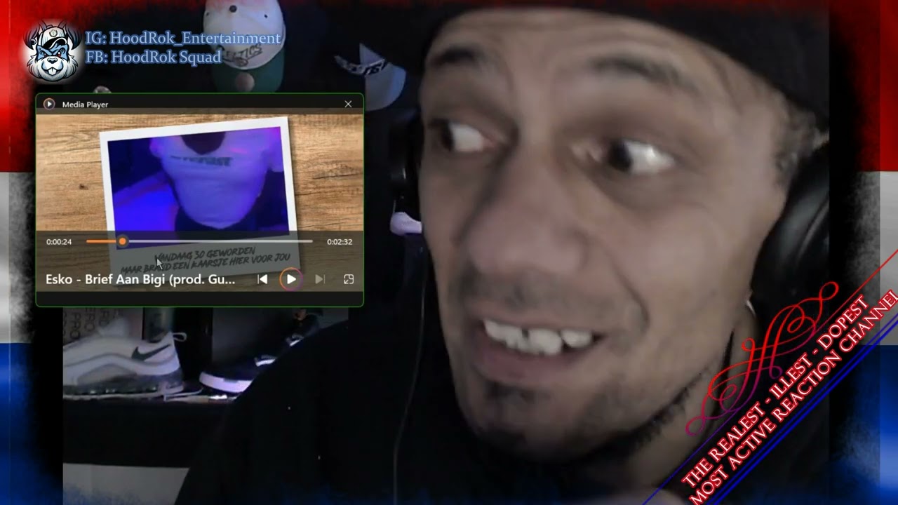 Dutch Rap Reaction: Esko - Brief Aan Bigi (HD version processing)