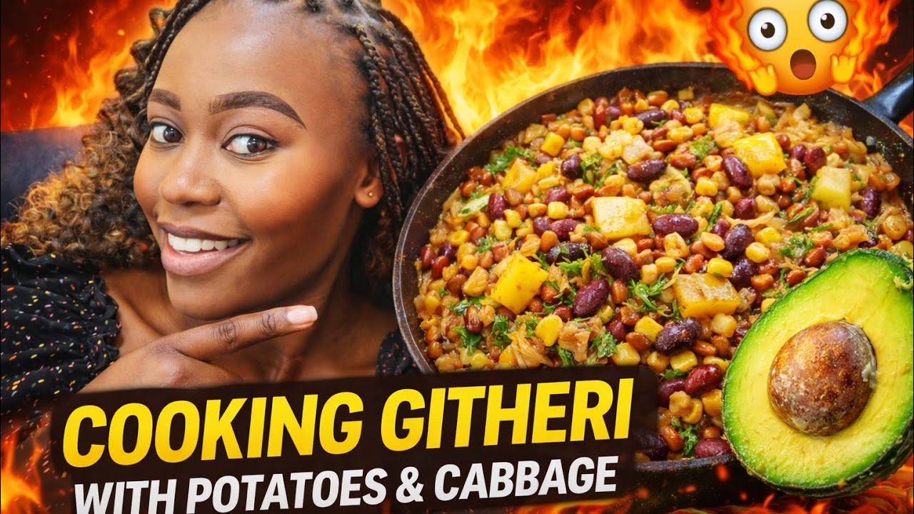 🔥 LIVE Cooking Githeri With Potatoes & Cabbage | Simple Kenyan Comfort Meal