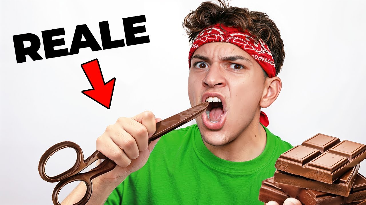 QUESTO OGGETTO È REALE O DI CIOCCOLATA?