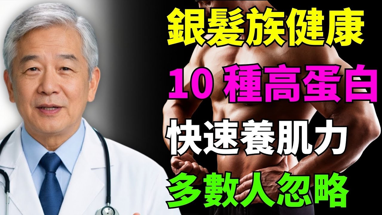 銀髮族必看：10 種高蛋白食物，快速重建肌肉、恢復體力