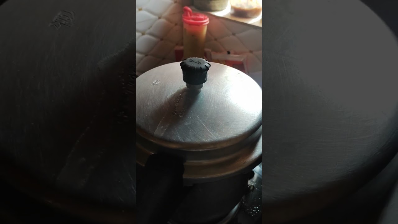 #power of #steam @ttkprestige8484 #pressurecooker #inaction #cooking #with 3 #whistle #rule