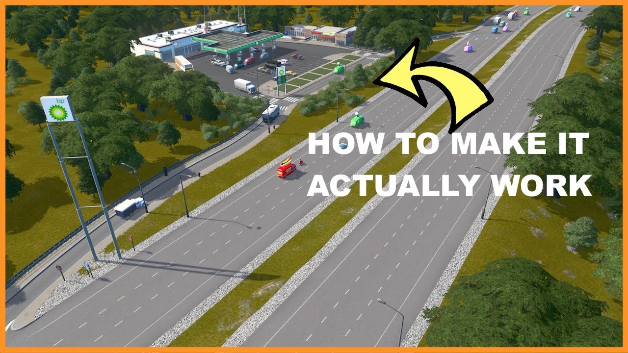 Testing The Real Gas Station Mod in Cities Skylines