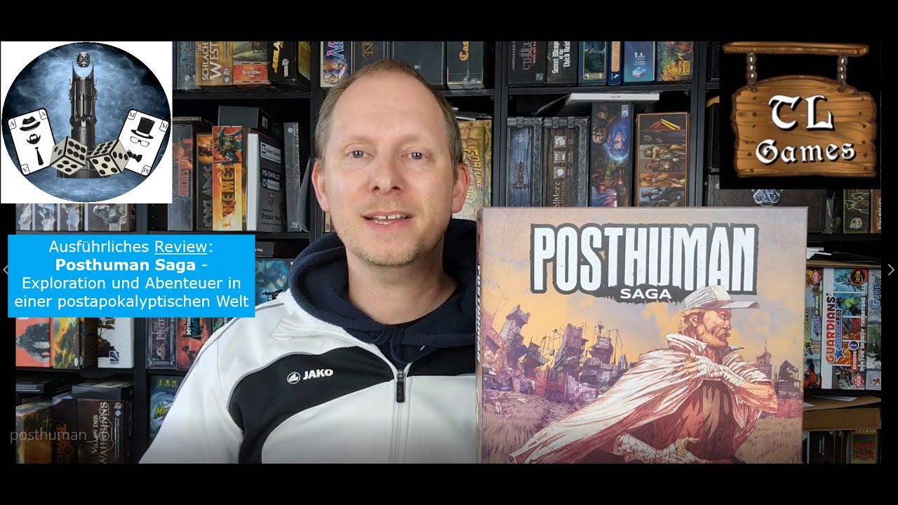 Review: Posthuman Saga - Abenteuerspiel in einer postapokalyptischen Welt - deutsch Taverna Ludica