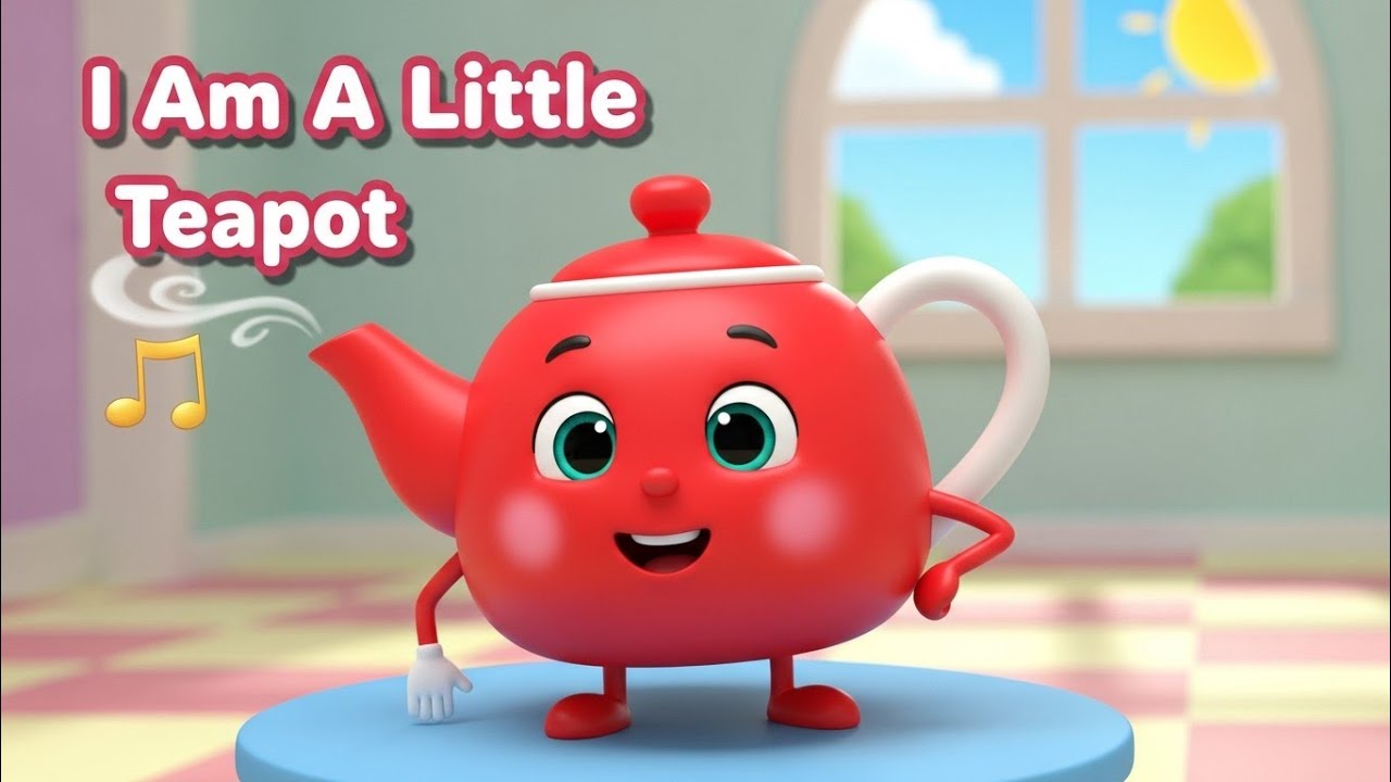 I Am A Little Teapot|English Nursery Rhymes| Cartoon Animation Rhymes |Nursery Rhymes & kids song 