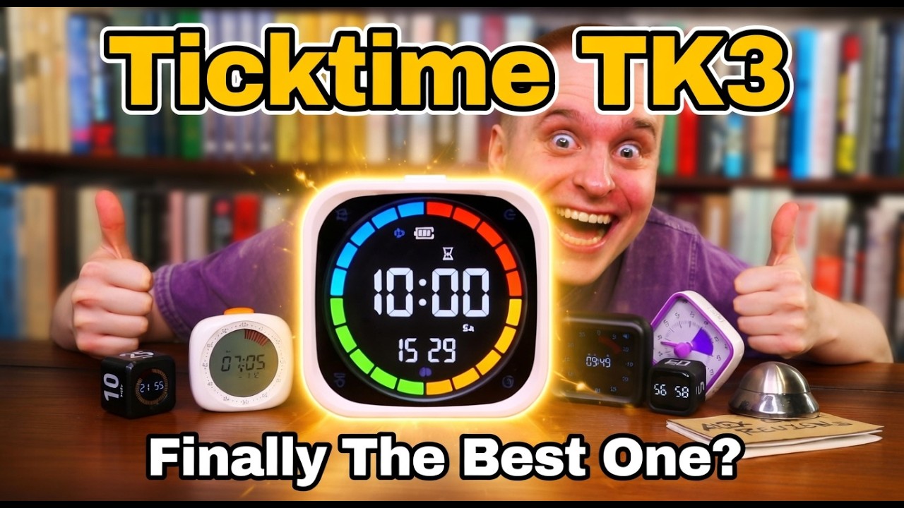 Обзор визуального таймера Ticktime TK3: лучший визуальный таймер Помодоро после тестирования деся...