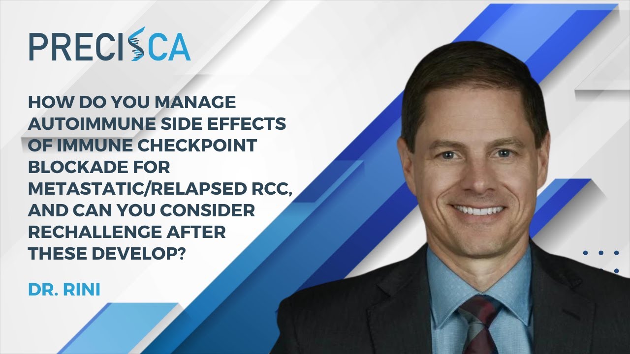 How do you manage autoimmune side effects of immune checkpoint blockade for metastatic/relapsed RCC?