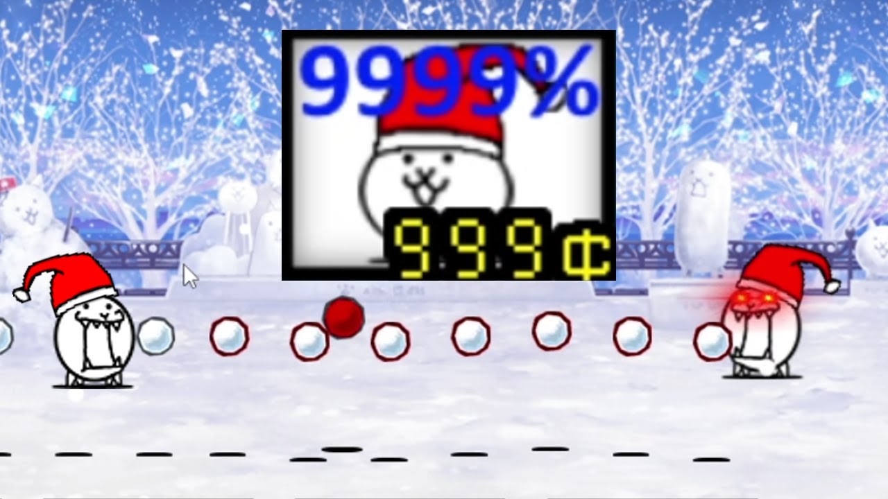 the battle cat Snow Cat 9999%