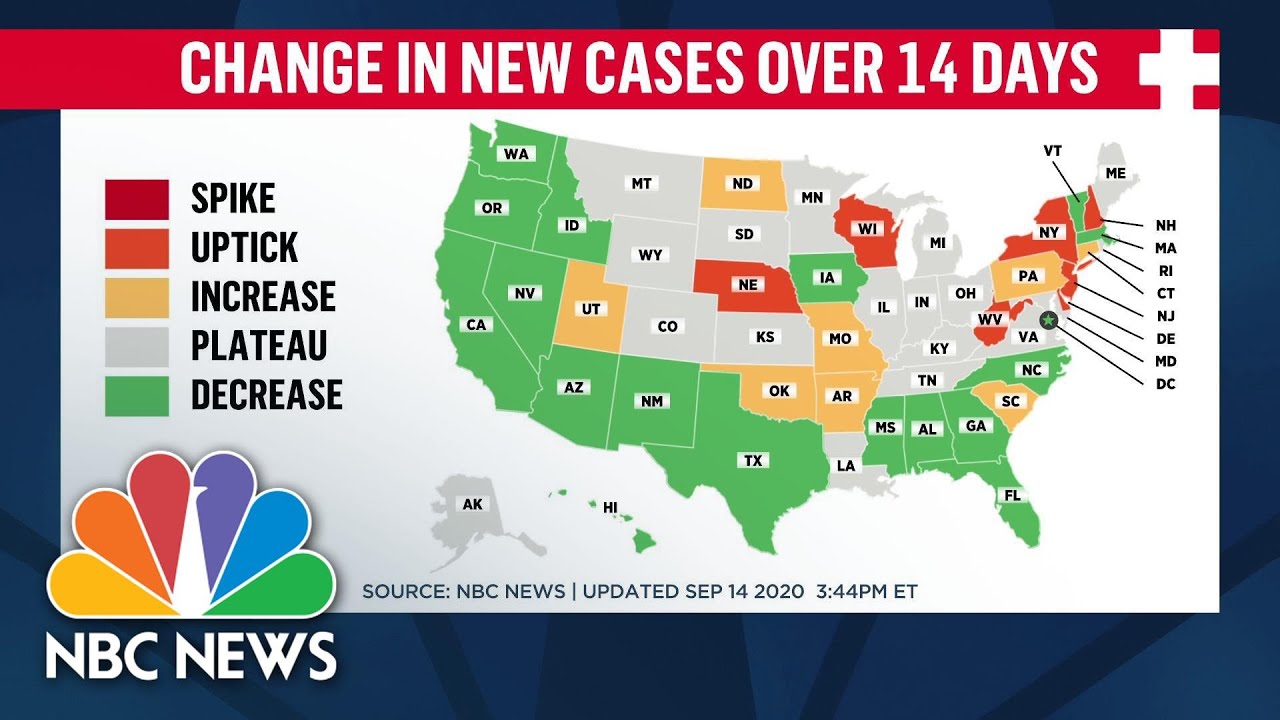 Covid-19 Cases On The Rise In 11 States | NBC News NOW