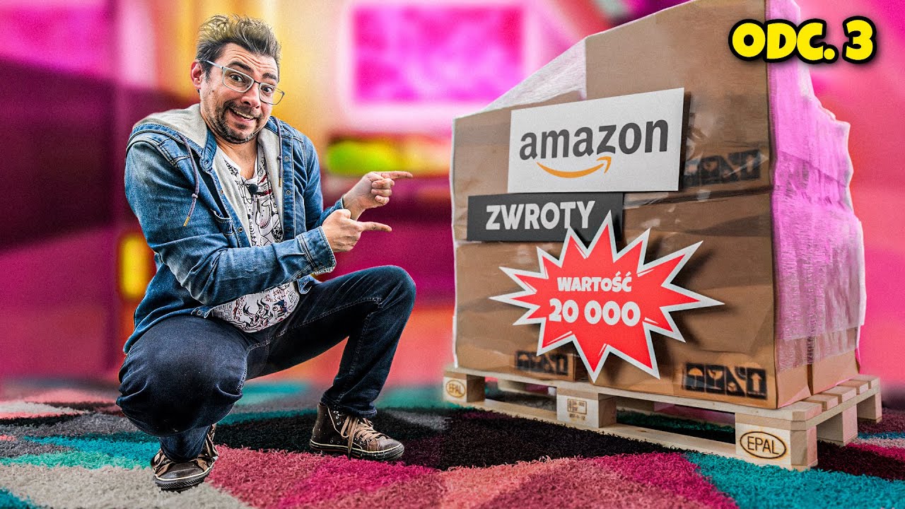 Otwieramy palety z Amazon - ZAKUPY W CIEMNO odc.3