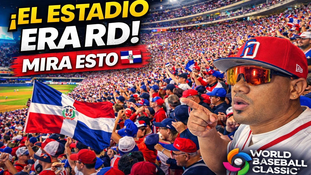 No esperaba ver esto en el Clásico Mundial: Dominicanos invadieron el estadio
